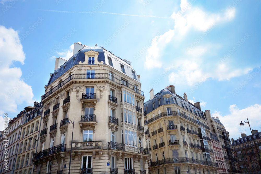 Typische Architektur in Paris Frankreich