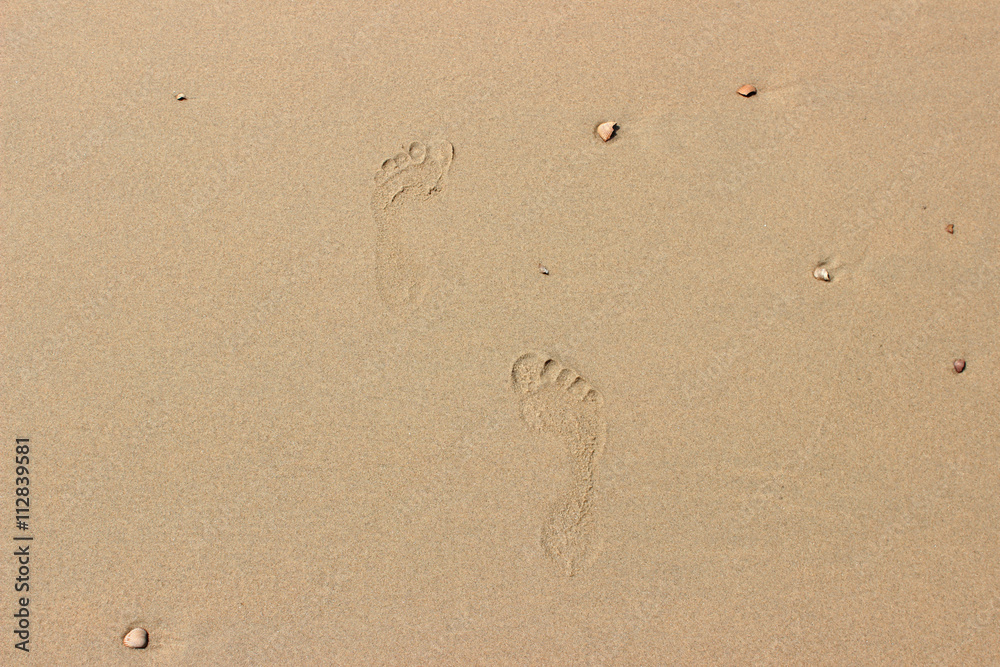 Fußabdrücke im Sand
Fußabdrücke im Sand