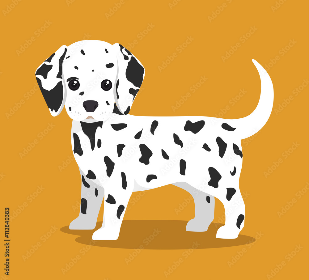 Fototapeta premium cute dog design 