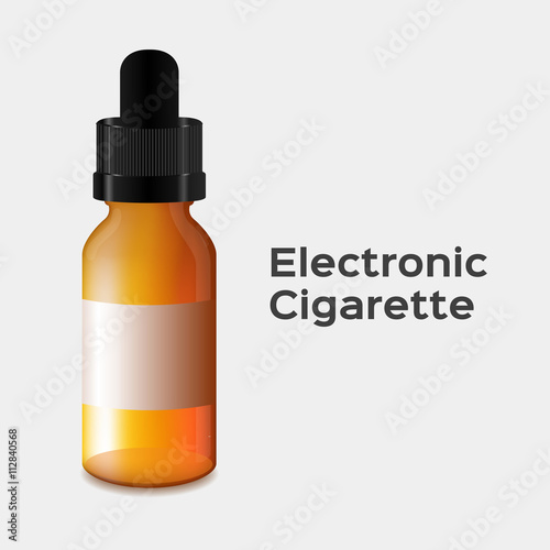 electronic cigarette vector . electronic cigarette bottle