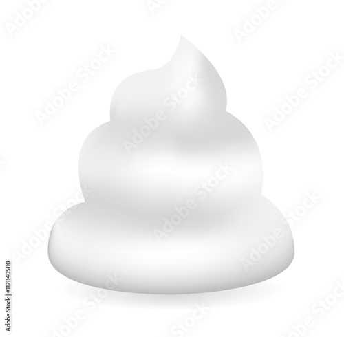 Vector White moisturizer Foam Cream Mousse Soap Lotion . moisturizer collagen Foam Cream Mousse single version