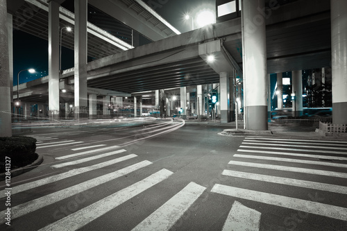 Konstfotografi City road bridget night of night scene