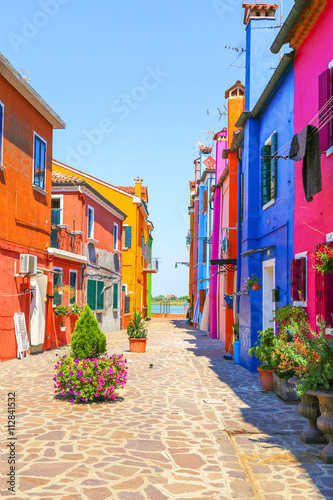 Multicolor houses