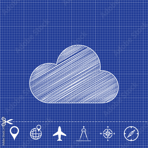 cloud meteo icon