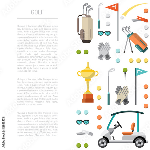 Playing game golf photo