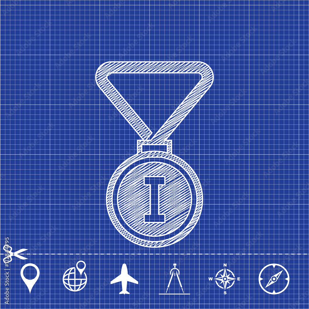 icon medal rome icon medal rome