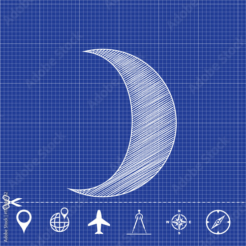 moon meteo icon