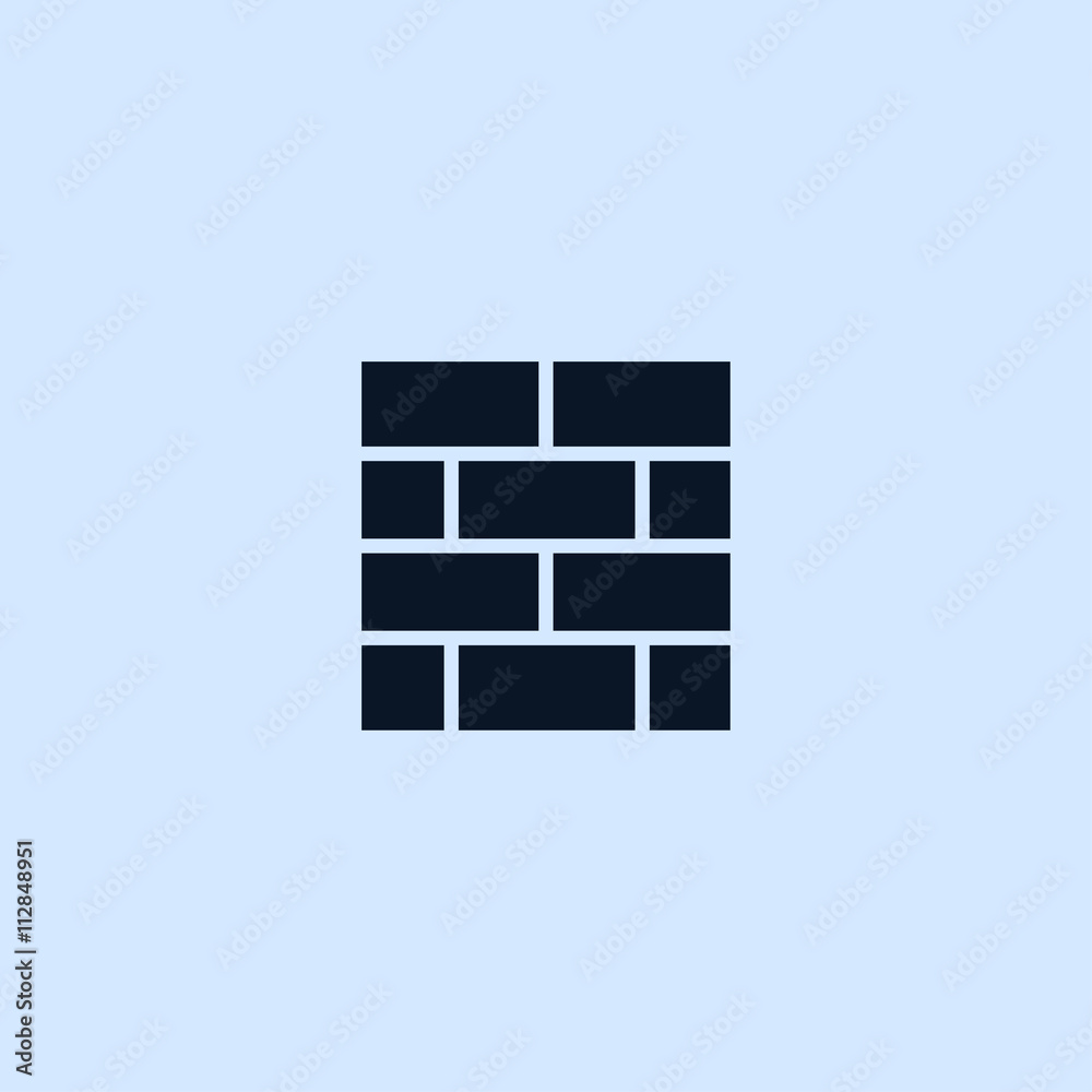 brick wall icon brick wall icon