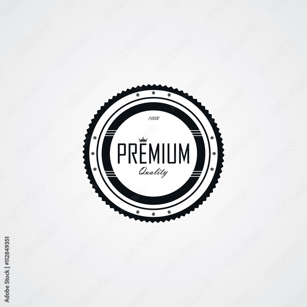 premium quality badge label premium quality badge label