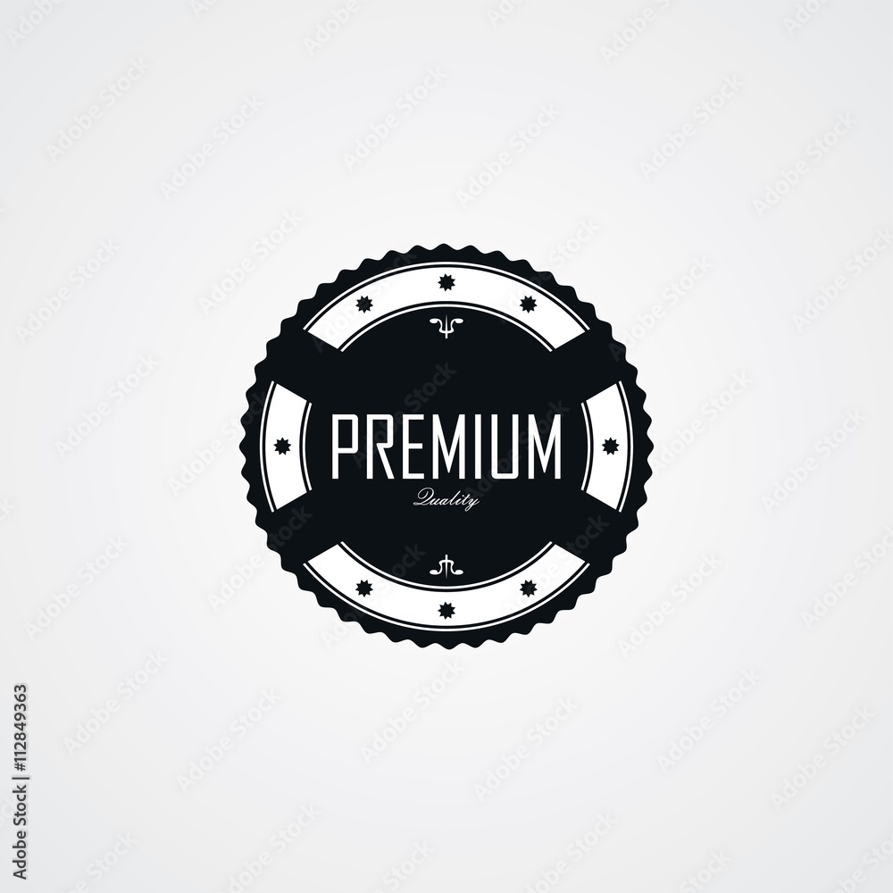 premium quality badge label premium quality badge label