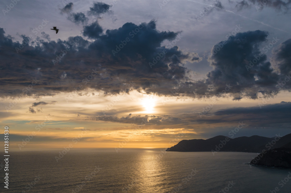 Cinque Terre, Liguria (Italy) - This is the sunset from Manarola