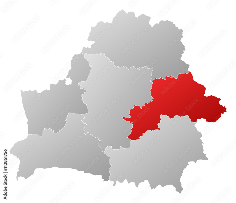 Map - Belarus, Mogilev