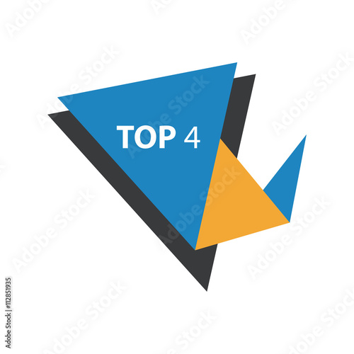 Free Download top4 Text in Label Blue, yellow, black - GFXLoad