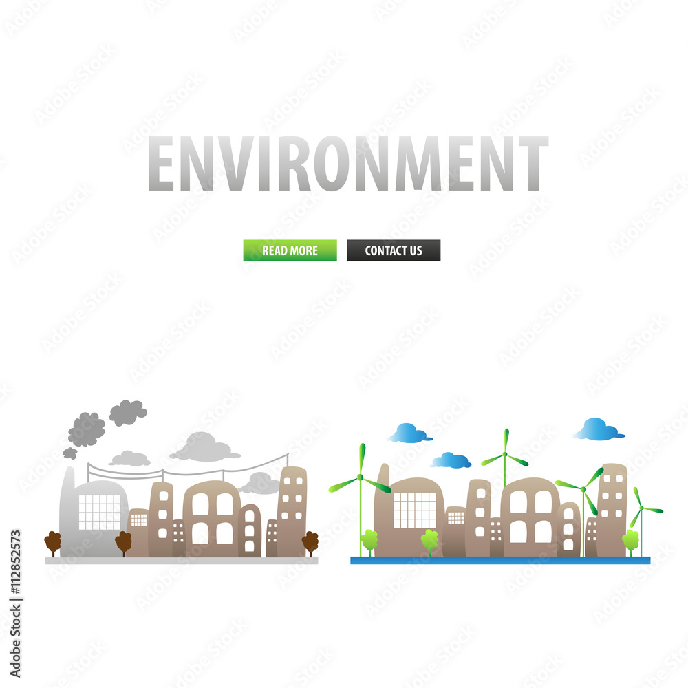 Environment changing world background