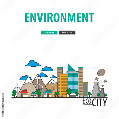 City environment background