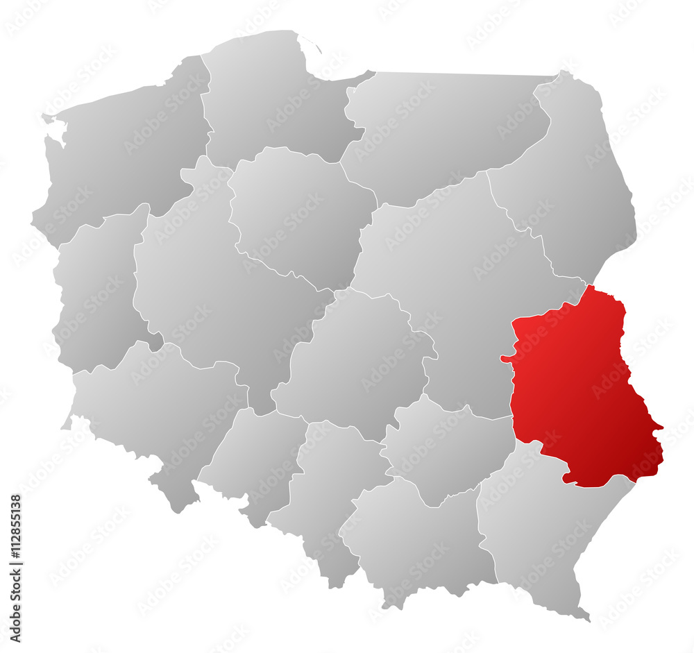 Map - Poland, Lublin