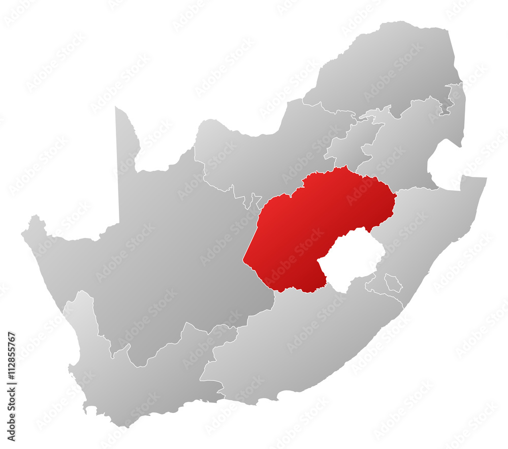 Map - South Africa, Free State