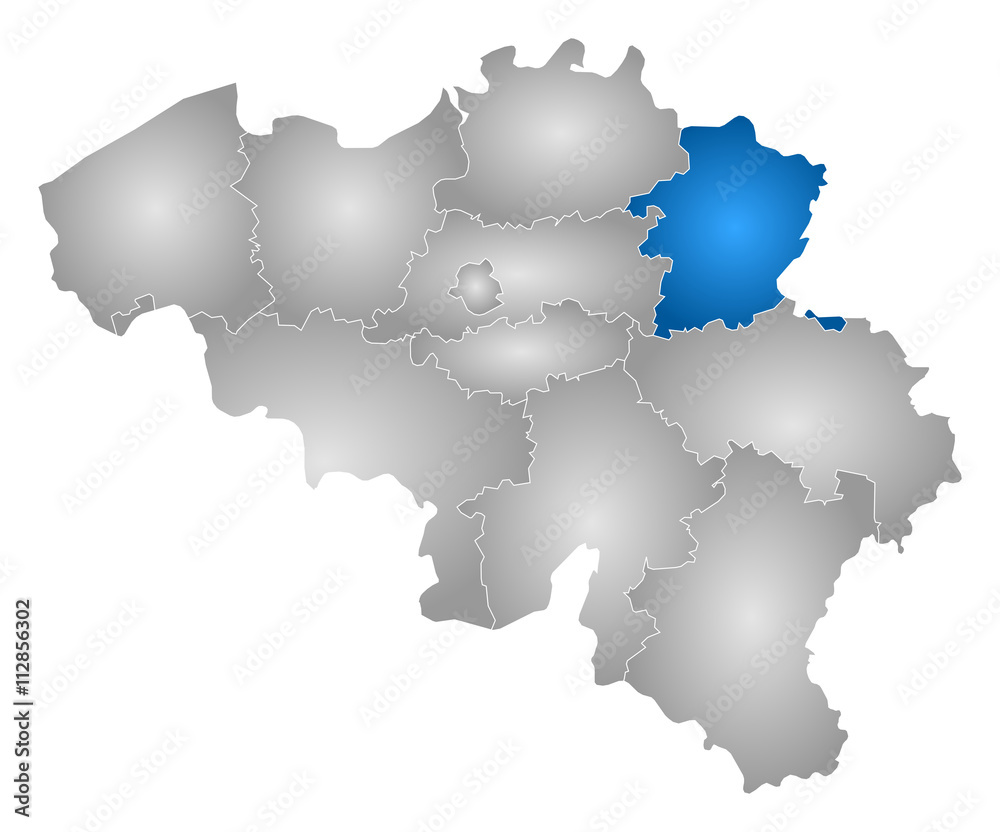 Map - Belgium, Limburg