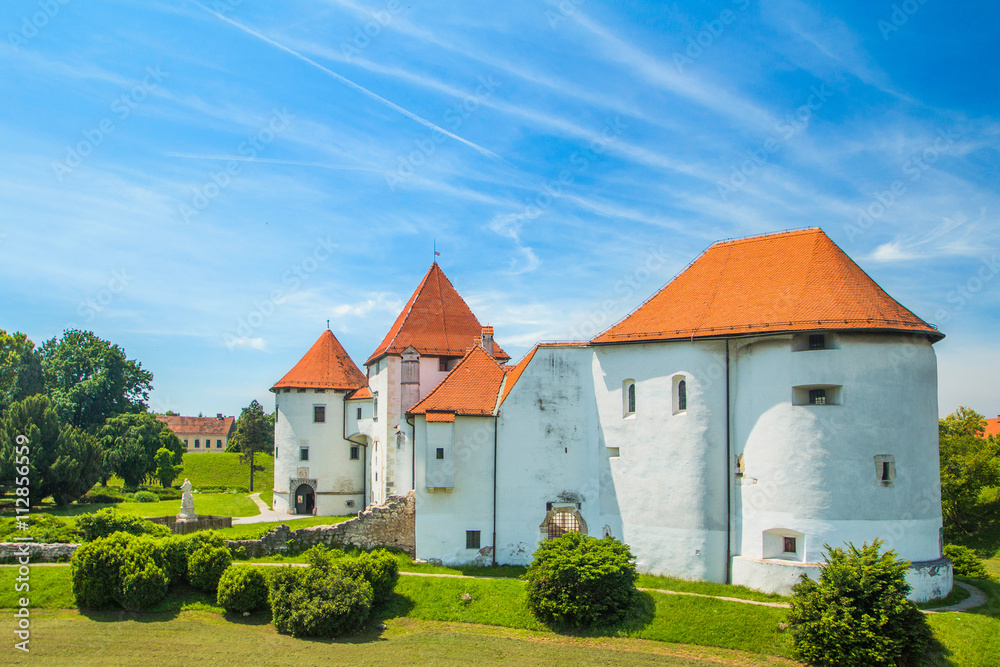 Old city castle in Varazdin, Croatia, originally built in the 13th century Old city castle in Varazdin, Croatia, originally built in the 13th century