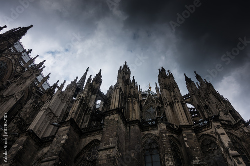 Cologne Cathedral against the sky in Germany photo