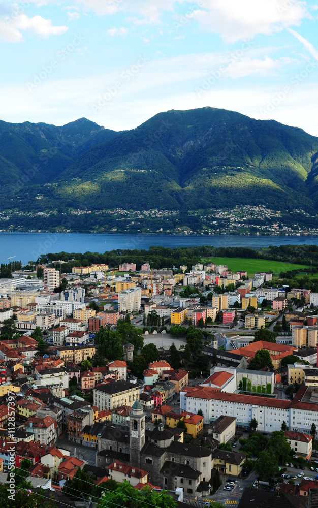 Schweiz: Locarno Panorama