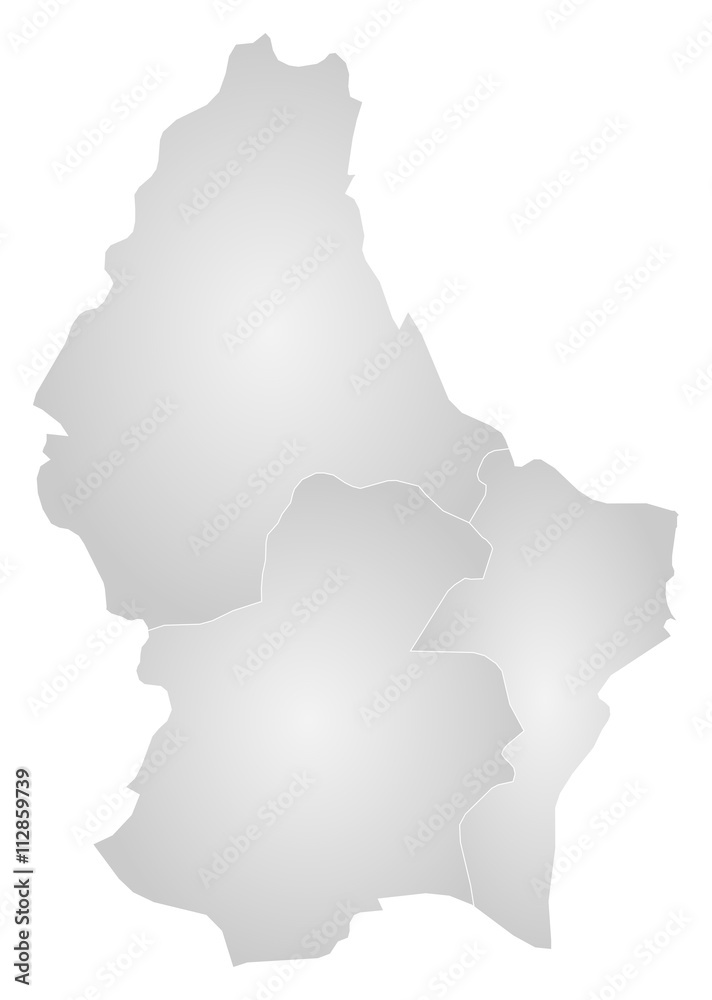 Naklejka premium Map - Luxembourg