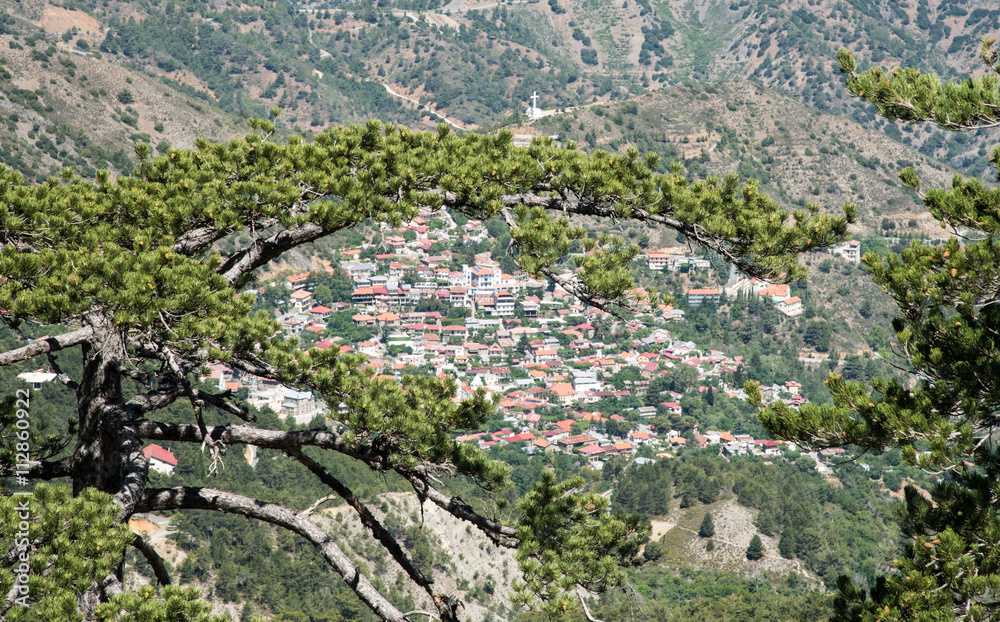 Obraz premium Mountain Village of Pedoulas, Cyprus