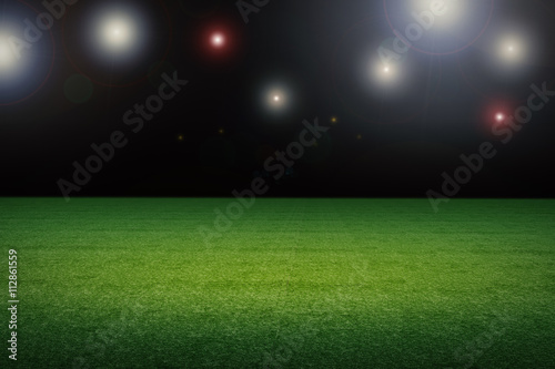 empty field at night