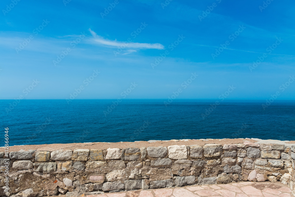 View from the ramparts of the sea