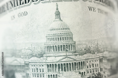Capitol building on 50 dollar bill 