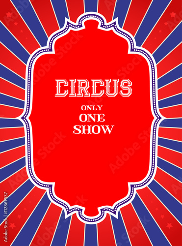 Circus show poster