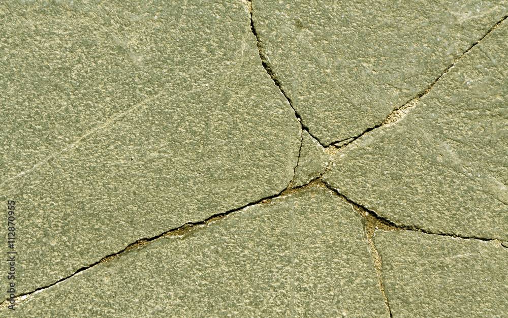 Obraz premium Cracked stone surface.