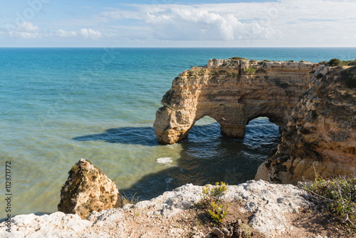 Coastal view along the Seven Hanging Valleys Trail, Algarve region, Portugal