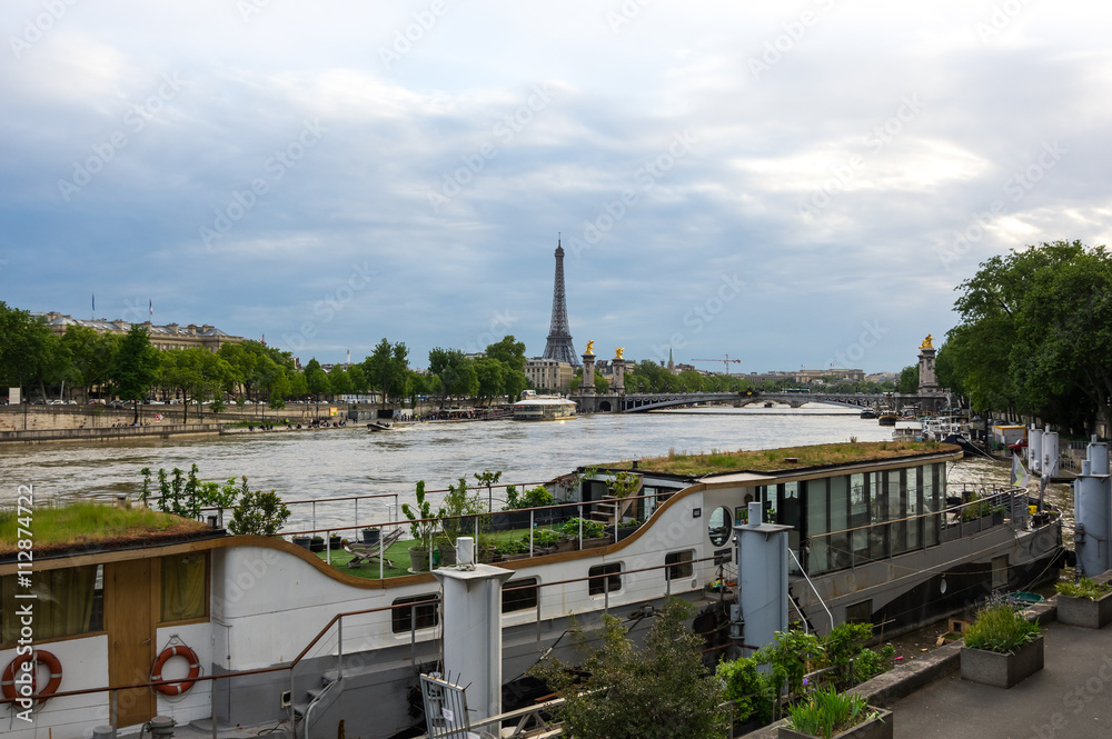 Tour Eiffel and Pont Alexandre III