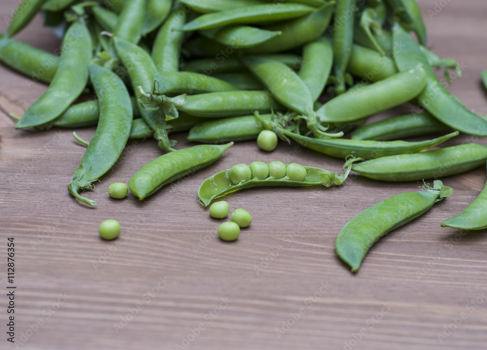 Green peas, close-up