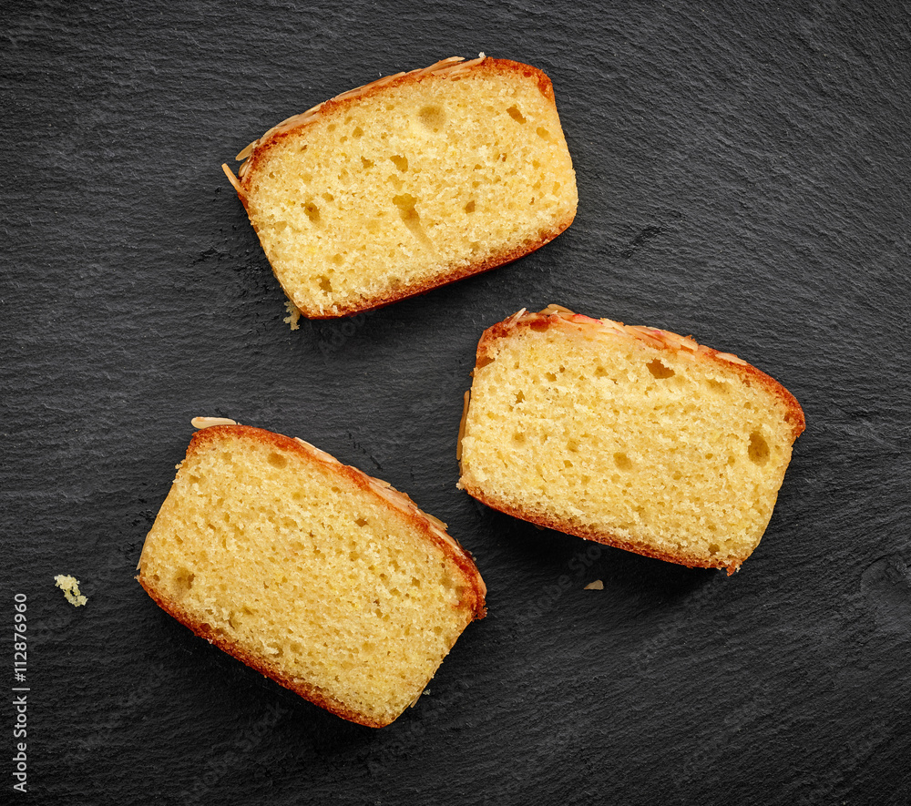 freshly baked biscuit cake slices freshly baked biscuit cake slices