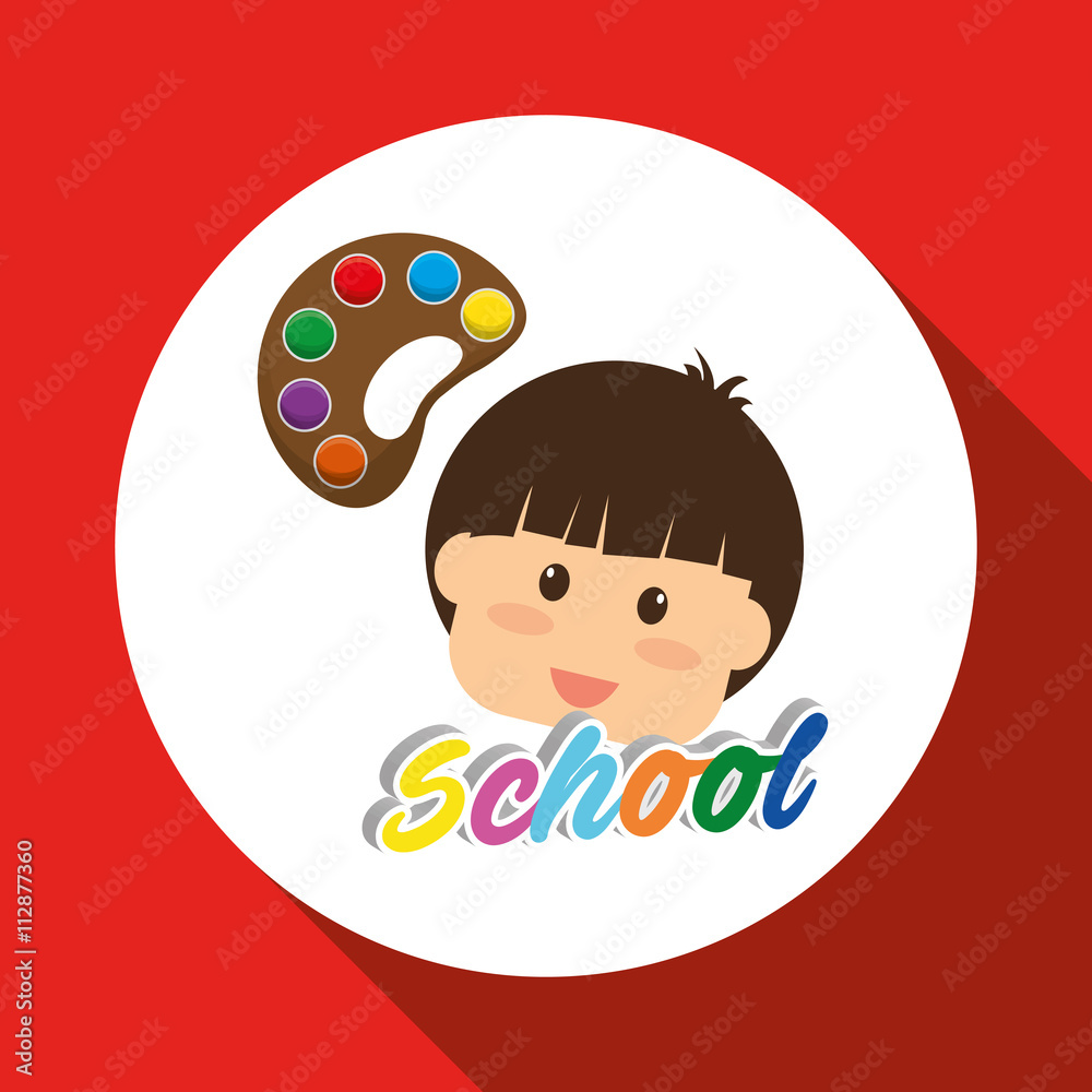 Education design. school icon. isolated illustration , vector Education design. school icon. isolated illustration , vector