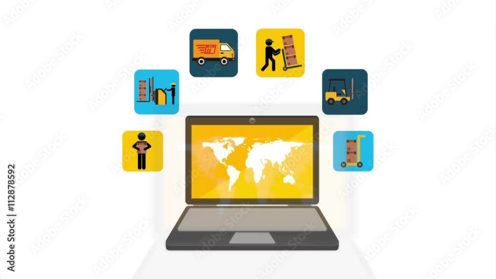 delivery service design, Video Animation delivery service design, Video Animation