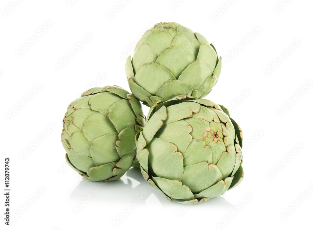 Artichoke isolated on white Artichoke isolated on white