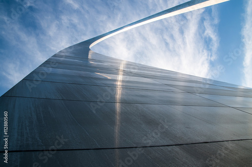 Gateway Arch in St. Louis and sky