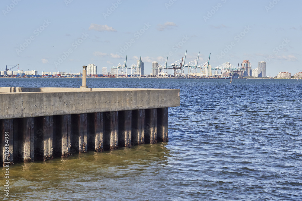 Fototapeta premium Port of Miami, Florida, USA