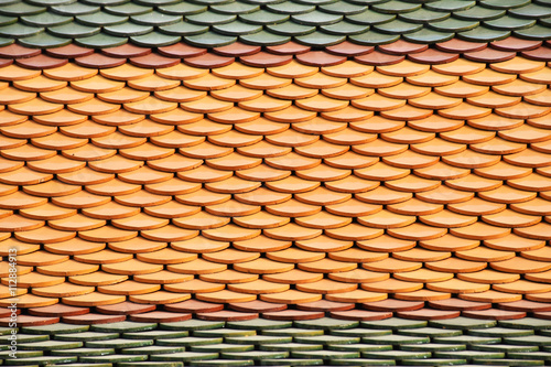Detail roof of buddha church
