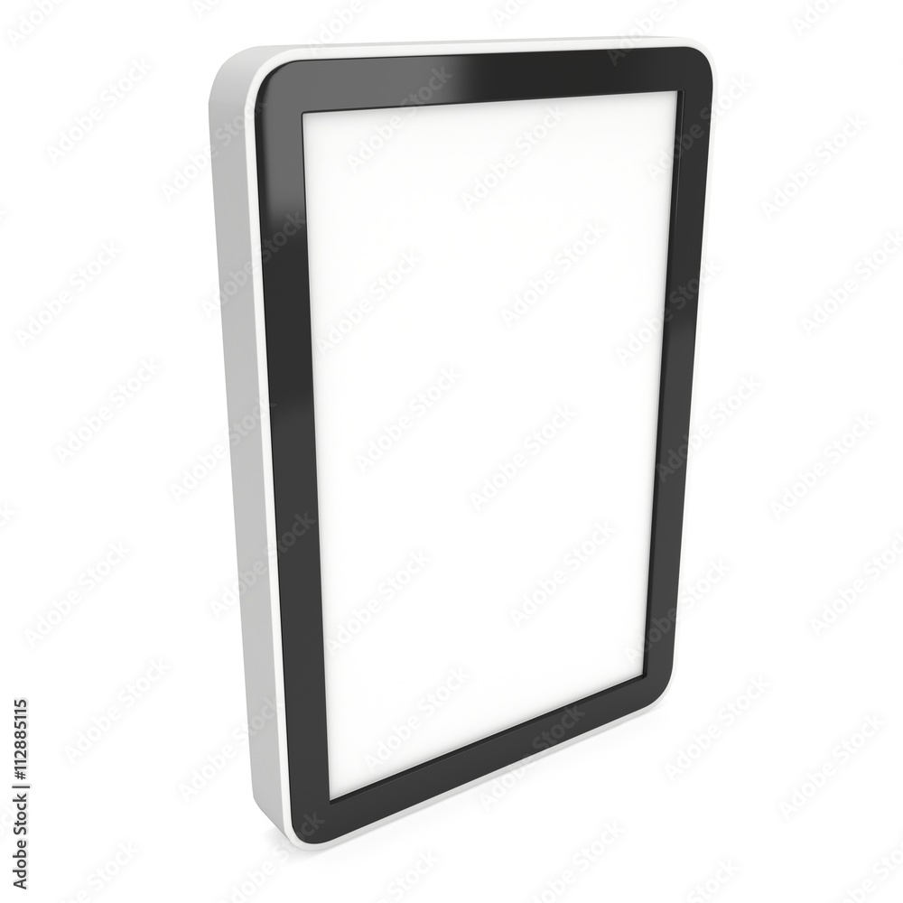 Tablet pc computer with blank screen. Tablet pc computer with blank screen.