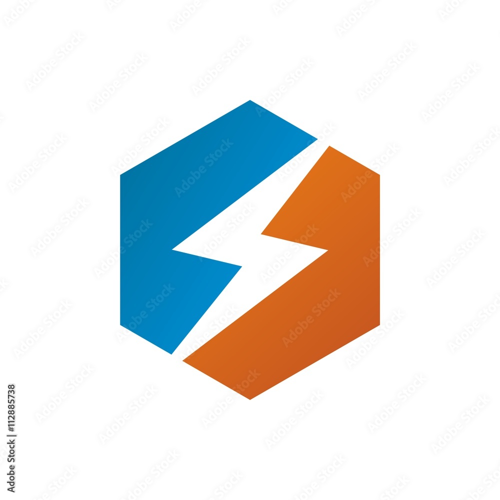 logo electric symbol vector logo electric symbol vector