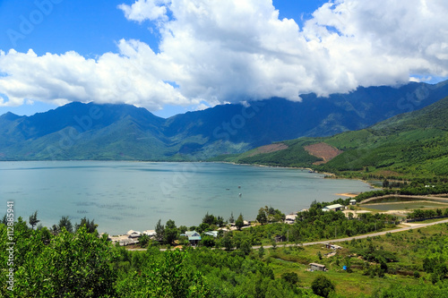 Mountains and sea in Danang  Vietnam