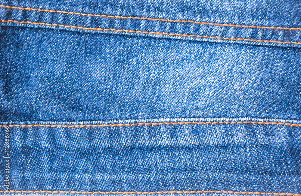Texture of blue jeans