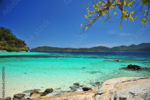 Beautiful Beach on Tropical Islands at Summer Season © karinkamon