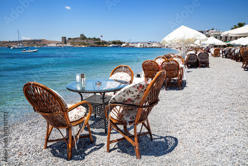 Fototapeta Naklejka Na Ścianę i Meble -  Restaurant on the beach