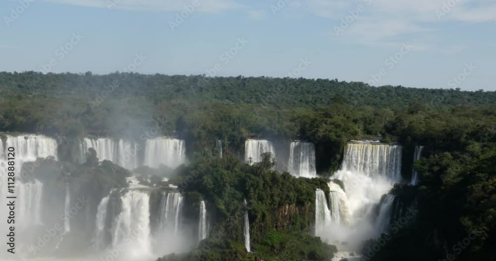 Iguazu Falls on the border of Brazil and Argentina Iguazu Falls on the border of Brazil and Argentina