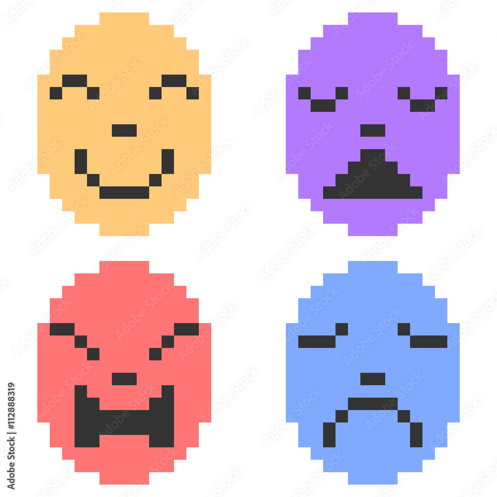 pixel art emotion